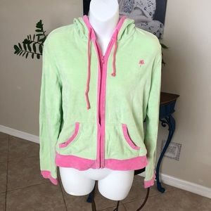 Lilly Pulitzer Green and Pink Hoodie
